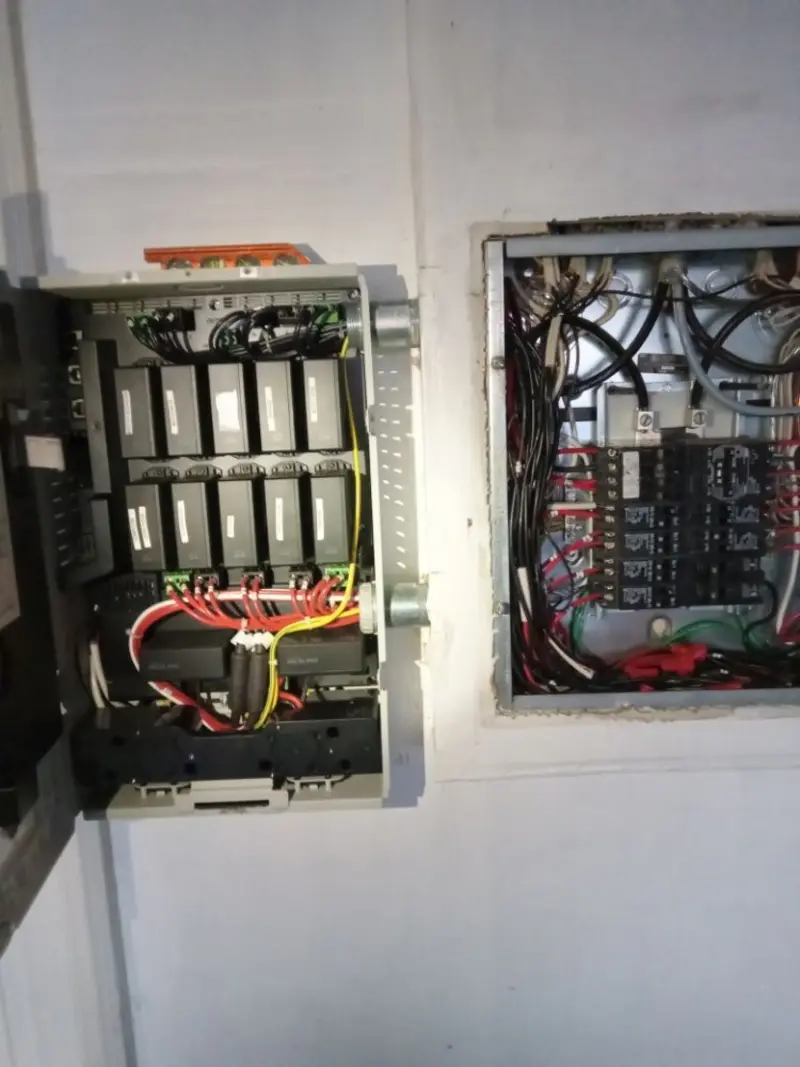 Electrical panel upgrade completed for Ring Doorbell Installation in Fort Oglethorpe